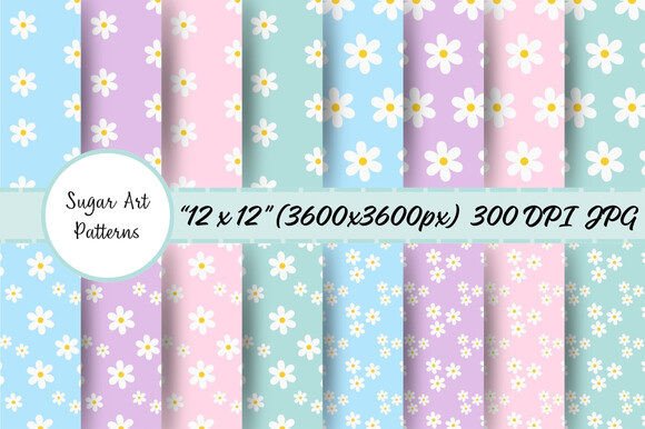 Download Cute Digital Paper Floral Patterns - Cute digital paper Collection