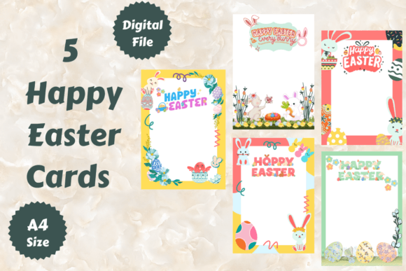 Download 5 Easter Day Greeting Cards - Greeting Collection