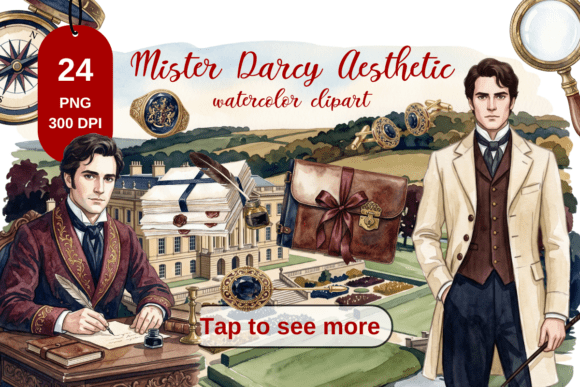 Download Mr Darcy Aesthetic Planner Clipart - Planner clipart Collection