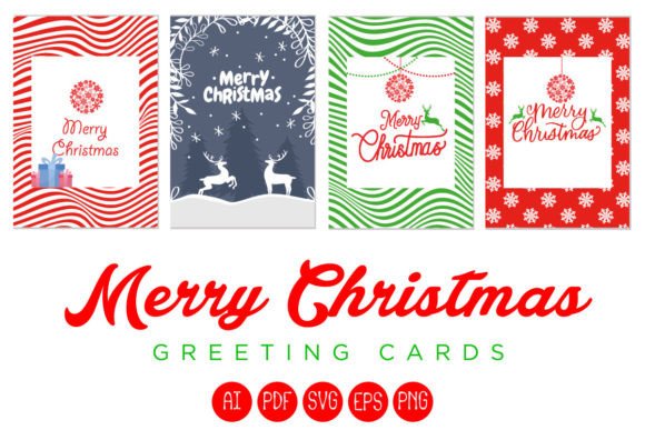 Download Merry Christmas Greeting Cards SVG Files - Greeting Collection