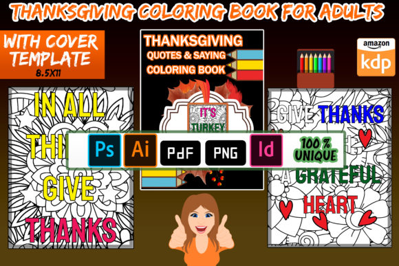 Download Thanksgiving Quotes Coloring for Adults - Coloring for adults Collection